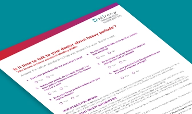 Downloadable HMB Questionnaire document on teal background